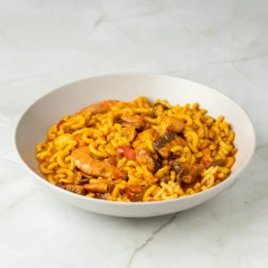 Fideuá de marisco y pescado