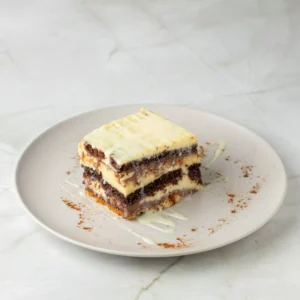 Tarta de tres chocolates